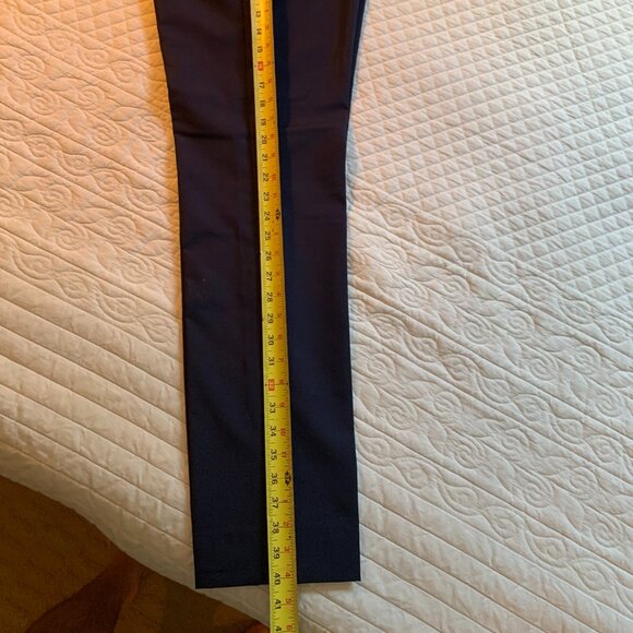 Ben Sherman Tailoring Men’s Dress Pants – Navy Wool Blend (32x32, EU 48) - Picture 6 of 9